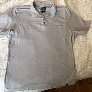 Prana Oatmeal Colored  Men's Polo Shirt